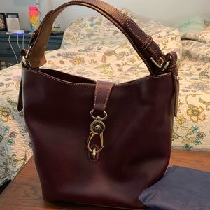 Dooney and Bourke Burgundy Shoulder Handbag